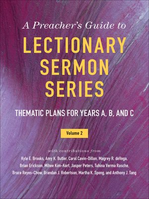 cover image of A Preacher's Guide to Lectionary Sermon Series, Volume 2